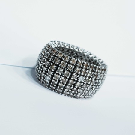 VERETTA ronde eternity Diamants Brun 4.50 Ct pureté VS