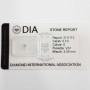 0.10 E VS1 DIA certified diamond in Blister-REP2111112