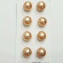 Paire de PERLES EN OR AUSTRALIEN de 10 à 10,50 mm