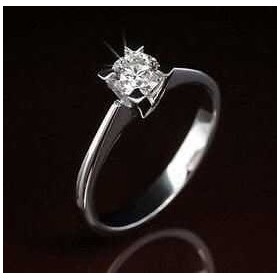 Solitaire ring carat 0.20 0.30 0.40-model (ANGELICA)