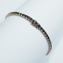 Bracelet TENNIS en or rose 18 ct et Diamants noirs 5,0 ct