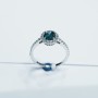 bague en or 18 carats avec diamants naturels - modèle (Pluto)