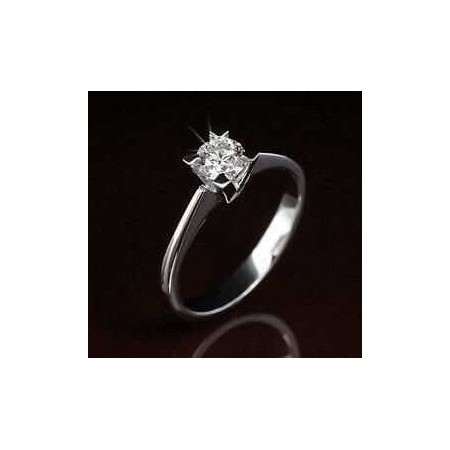 ANELLO SOLITARIO Carati 0.50 0.60 0.70 - Modello (ANGELICA)