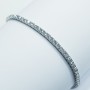 BRACELET TENNIS OR 18 KT DIAMANTS VVS G COULEUR 5.50 CARATS GR. 10,0 lot 5,0
