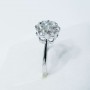BAGUE EN OR BLANC 18kt avec un Total DE DIAMANTS de 0,50 ct-Modèle (MAGIC)