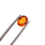 Oval orange sapphire 0.30 carat 5X3MM