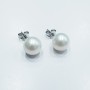 AKOYA BOUCLES D'OREILLES EN PERLES 4 à 12 mm - 18 KT or blanc