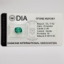 2.46 SI 9.06X6.92 DIAMÈTRE certifié émeraude sous Blister - rep.DIL1142