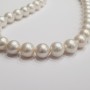 NECKLACE PEARLS AKO 4 4.5 5.0 AAA QUALITY 18 KT GOLD WITH KNOTS