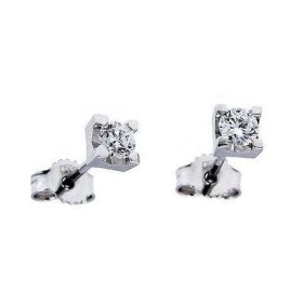 Boucles d'oreilles point lumineux en or 18 kt et VS de 0,10 à 1,0 ct - Modèle MILANO (carat total sélectionnable)