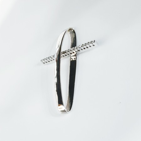 DIAMANTS CROISÉS 0,20 VVS F COULEUR OR 18 KT