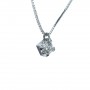 DIAMANTE PUNTO LUCE in ORO 18 kt G VS da 0.10 a 0.40 ct - Modello ROMBO (Caratura Selezionabile)