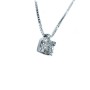 Diamond Light point in gold 18 kt G VS from 0.10 to 0.40 ct-square model (carat selectable)