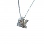 Point lumineux diamant en or 18 kt G VS de 0,10 à 0,40 ct - modèle Quadri Modello