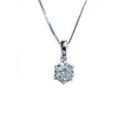 DIAMANTE PUNTO LUCE in ORO 18 kt E VS da 0.10 a 0.40 ct - Modello SPECIAL (Caratura Selezionabile)