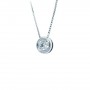 Diamond Light point in 18 kt Gold and VVS from 0.10 to 0.40 ct-Mars model (carat selectable)