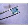 Blue topaz octagonal cut 0,75 carats 6x4 mm