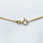 collier pendentif en or jaune 18 carats de haute fabrication italienne