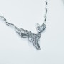 Collier en Or Blanc 18 carats de haute fabrication italienne