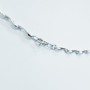 Collier en Or Blanc 18 carats de haute fabrication italienne