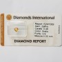 Cœur Jaune Saphir 0,48 ct Certifié en Blister-Qualité Supérieurey
