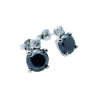 Orecchini con Diamanti in Oro Bianco 18 kt - Modello (Tartaruga)