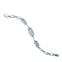 18 kt White Gold Bracelet with Certified Diamonds
