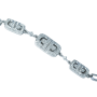 18 kt White Gold Bracelet with Certified Diamonds