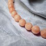 PINK CORAL NECKLACE with 18kt GOLD SUSTA and 50cm CORAL-Model (Angel Skin)