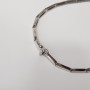 Collana Goccia in Oro Bianco 18 kt con Diamanti Certificati