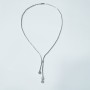 Necklace Pendants in 18 kt White Gold with Certified Diamonds