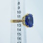 bague en or 18 carats avec Tanzanite et Diamants-Modèle (Impeto)