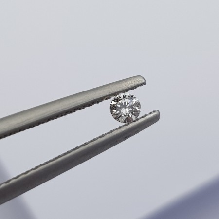DIAMANT 0,02 CARAT F ET VV 1,65 mm