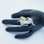 18kt gold ring with Certified Diamonds - Model (Parrot)