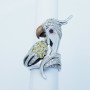 18kt gold ring with Certified Diamonds - Model (Parrot)