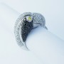 18kt gold ring with Certified Diamonds - Model (Tucano)