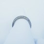 18kt White Gold Ring with Certified Diamonds - Model (Wheel)
