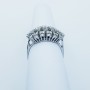 Anello in Oro Bianco 18kt con Diamanti Certificati - Modello (Marta)