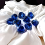 COEUR SAPHIR BLEU 5.00 CARAT avec CERTIFICAT