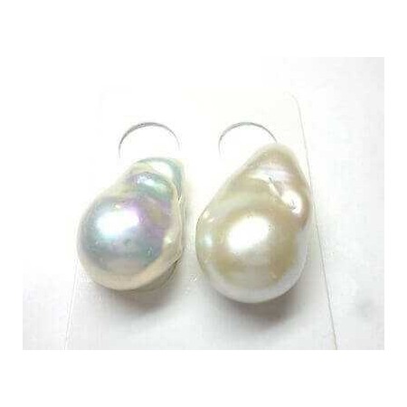 Perles Japon biwa PARIGLIA 15.5 MM 10 grammes