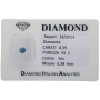 Chine Diamant rond bleu dans le certificat blister 0.59 ct VS1 Fabricants