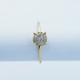 18kt gold ring with total 0.11 ct diamonds-model (Constellation)