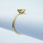 18kt gold ring with total 0.11 ct diamonds-model (Constellation)