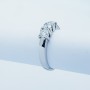 Bague carat Trilogie 0.30 0.45 0.60 0.90 - motif (DIAMANT)