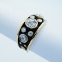Anello in Oro 18kt con Diamanti Certificati - Modello (Brava)