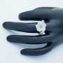 bague en Or 18 carats avec Diamants Certifiés-Modèle (FLOER
