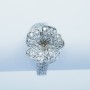 18kt Gold Ring with Certified Diamonds - Model (FLOER