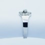 Anello in Oro 18kt con Diamanti Certificati - Modello (Fiocco)