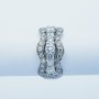 18kt Gold Ring with Certified Diamonds - Model (Bow)