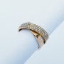 bague en Or 18 carats avec 0,55 ct de Diamants au Total-Modèle (Bandes)